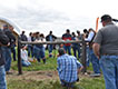 Fencing clinic participants learn about available options.
