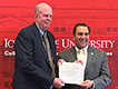 Russ Euken and CALS dean Dan Robison.