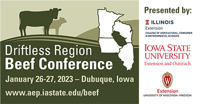 Graphic For 2023 Driftless Region Beef Conference.